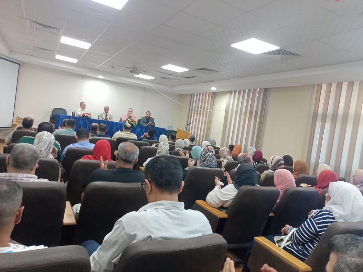 A meeting was held between Dr. Mohamed Nabhan, Dean of the College, and the administrative staff on Tuesday, August 11, 2026.