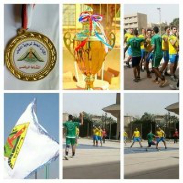 The faculty of physical education is in the first place in the university league of handball