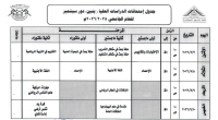 Schedule for the second round of postgraduate studies for the academic year 2025/2026