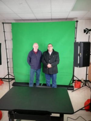 The faculty's dean visits the center of the cirrulums marketing in the faculty of veterinary medicine at Illinois University