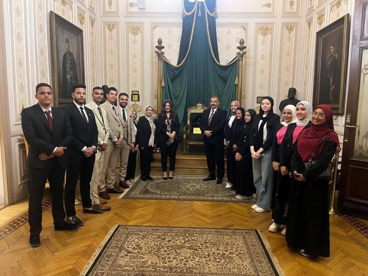 Benha University Students Visited the Egyptian Parliament